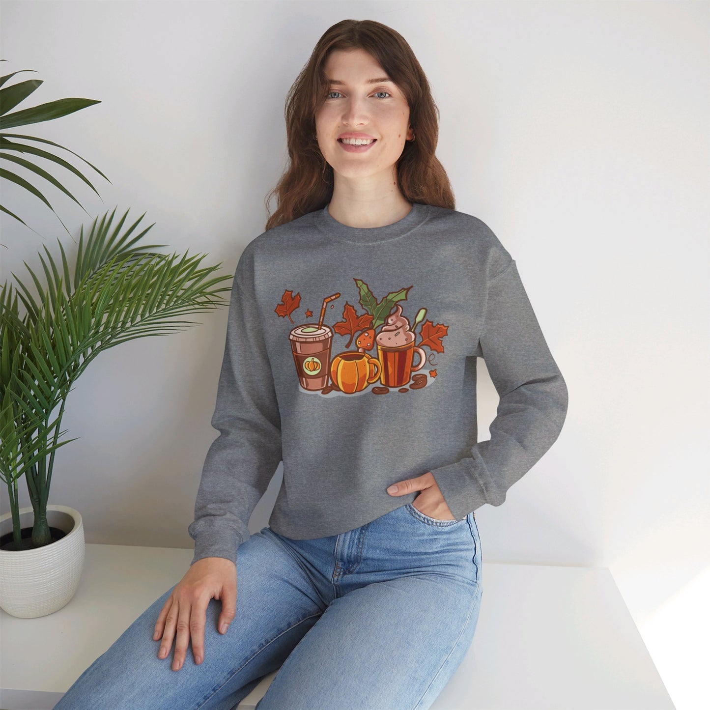 Cute Fall Vibes PSL Coffee Lover Sweatshirt