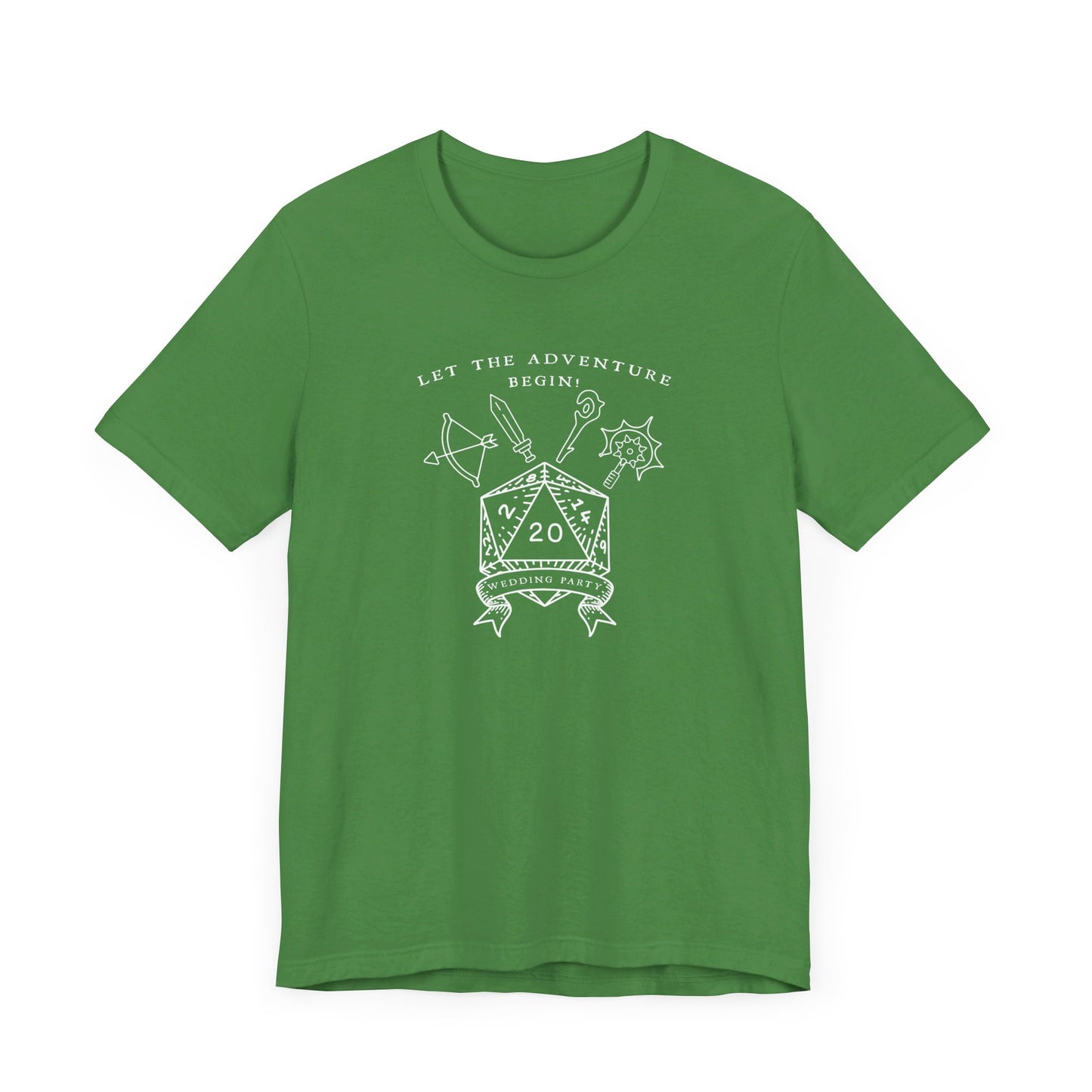 Co-Ed Gender Neutral Dungeons & Dragons Wedding Party T-Shirts |TTRPG | Unisex T-Shirt | Nerdy Non-Binary