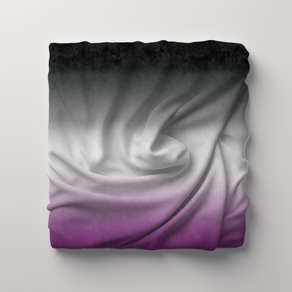 Ace Pride Flag Lightweight Velveteen Microfiber Blanket