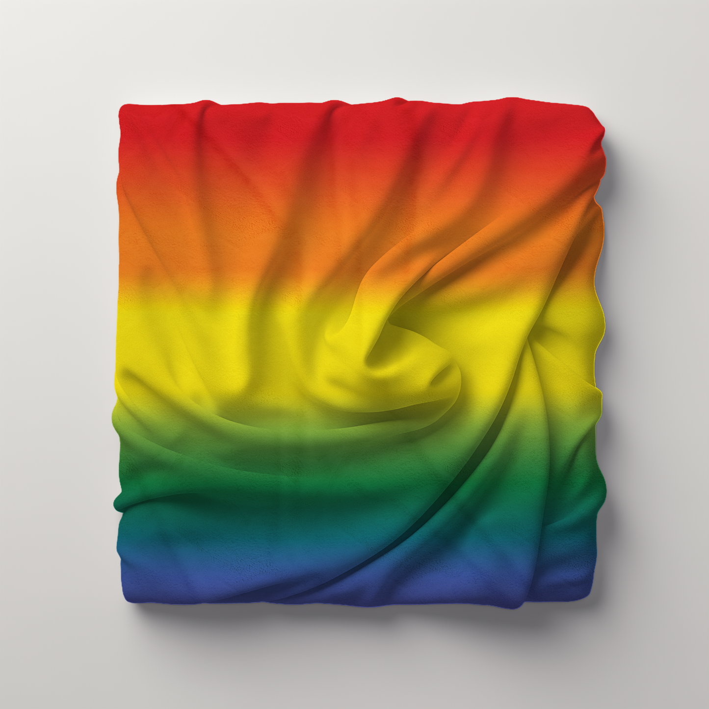 Rainbow Pride Flag Light Weight Velveteen Microfiber Blanket, Dorm Room Throw, Reading Blanket