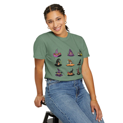 Spooky Cute Halloween Witch Hat T-shirt