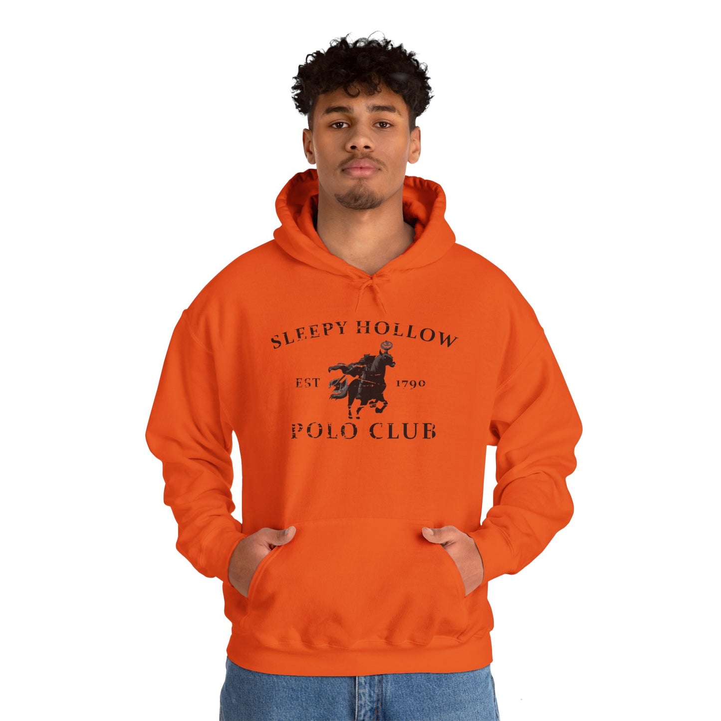 Headless Horseman Sleepy Hollow Polo Club Hoodie, Halloween Sweatshirt