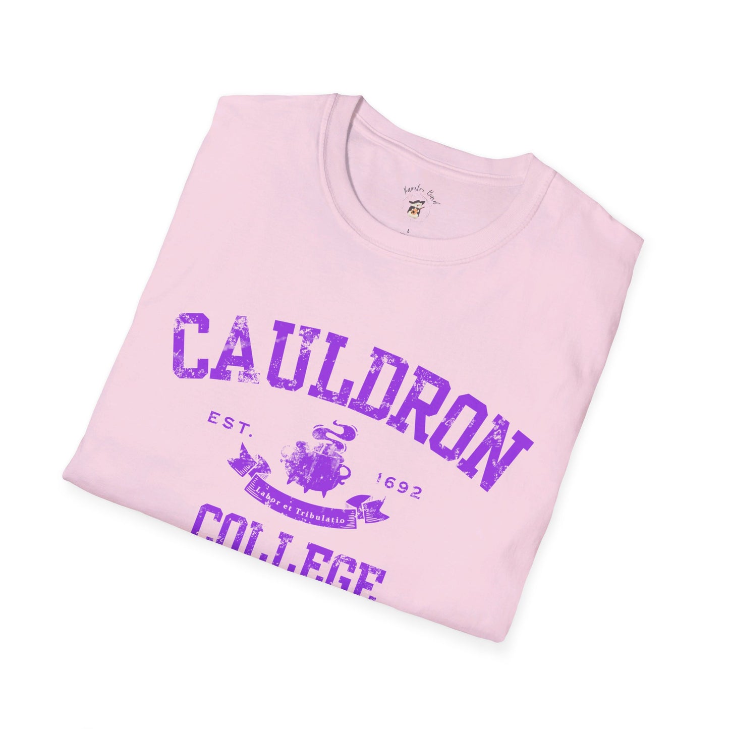 Halloween College T-Shirt - Cauldron College Unisex Softstyle T-Shirt