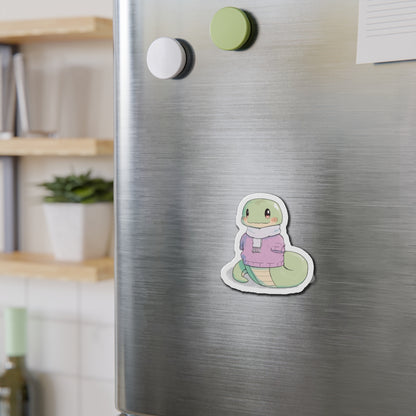 Snuggle Snake Die-Cut Magnet for Refrigerators, Cars and More