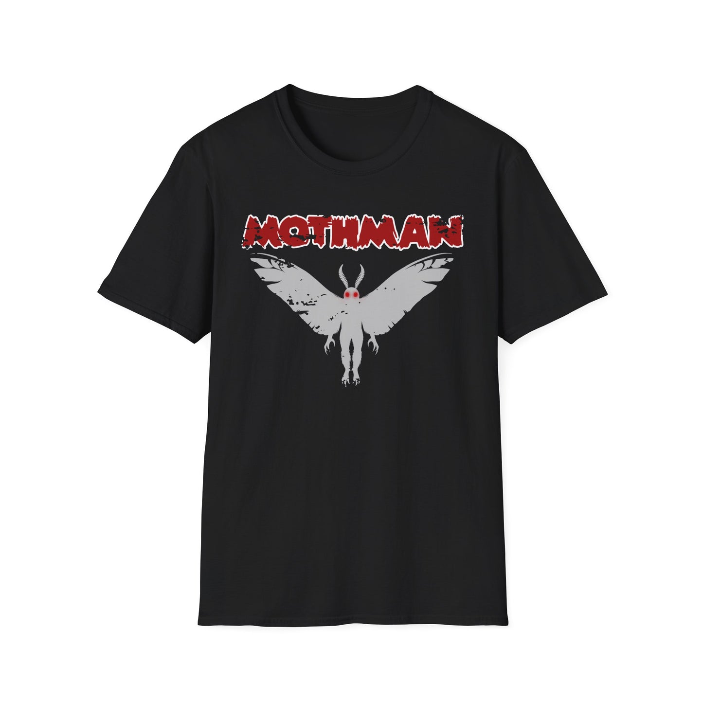 Cryptid Fan Shirt, Mothman Tee, Horror Graphic T-Shirt, Halloween Shirt, Grunge Style