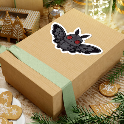 Kawaii Mothman Cute Chibi Decals for Laptops, Water Bottles, Journals, Gifts, and Party Favors, Decal, Laptop Sticker, Kiss-Cut Stickers
