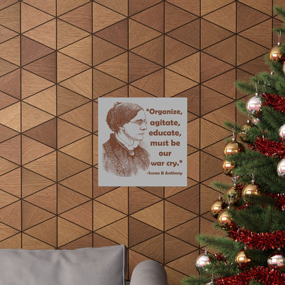 Copy of Inspirational Matte Vertical Posters - Empowerment Wall Art, Feminist Decor, Susan B. Anthony Quote, Motivational Gift, Home Office Wall