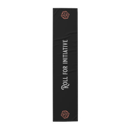 D20 Roll For Initiative Table Runner, Game Night, DnD Table. Gaming Table,  (Cotton, Poly)