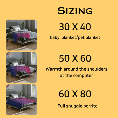 D20 Bisexual Pride Flag Velveteen Lightweight Microfiber Blanket TTRPG Gamer Gift, Dorm Room Throw, Reading Blanket