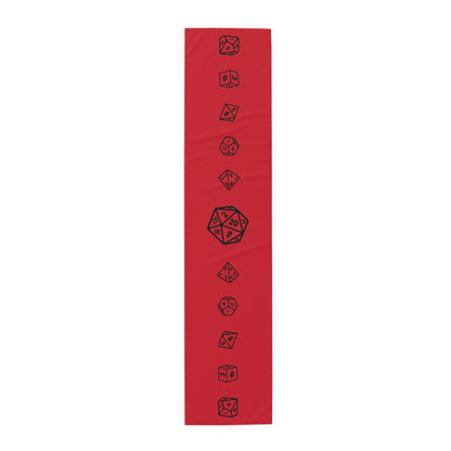 D20 Table Runner, Perfect for Game Night Decor, RPG Decorations, Dungeons & Dragons Tabletop Games, Unique Gift for Gamers
