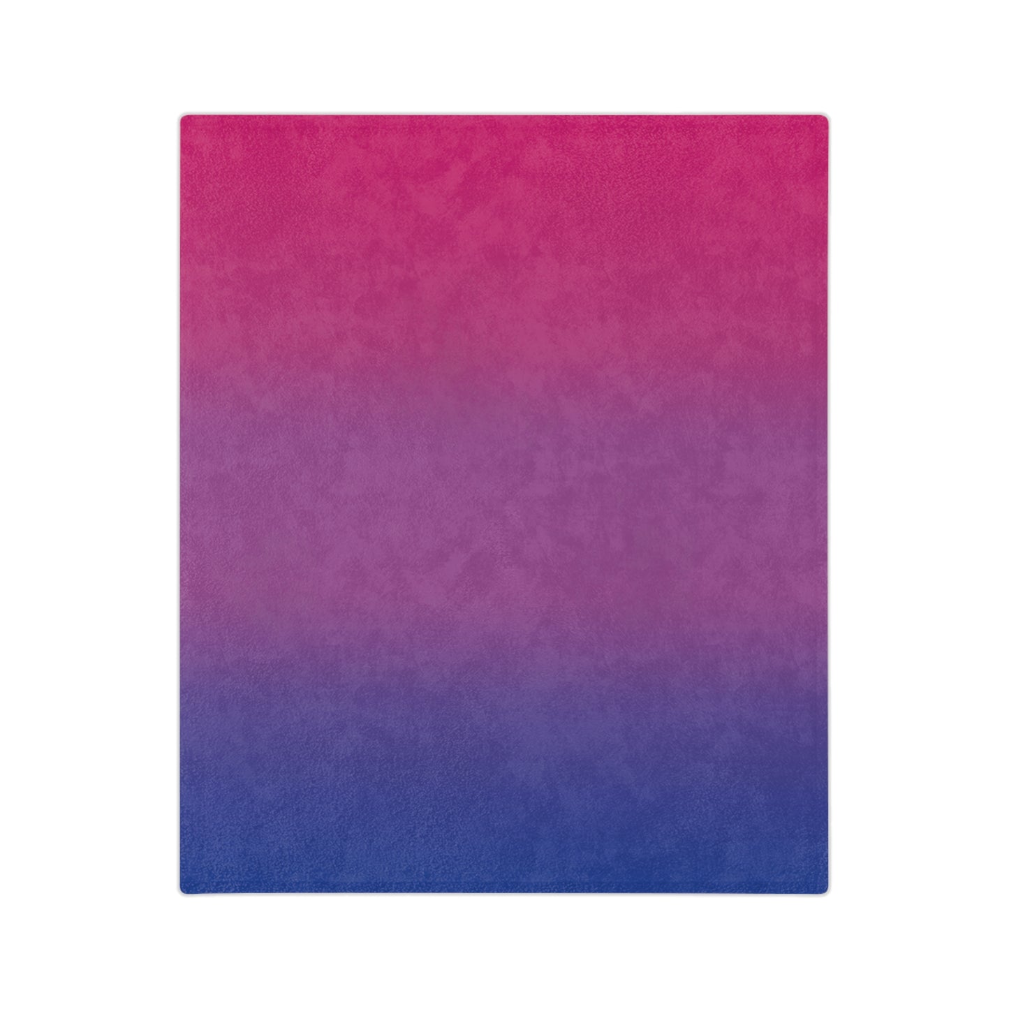 Bisexual Pride Flag Cozy Lightweight Velveteen Microfiber Blanket, Reading Blanket, Dorm Room Throw