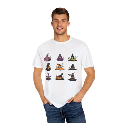 Spooky Cute Halloween Witch Hat T-shirt