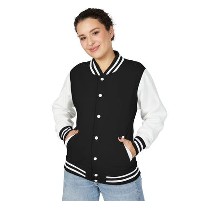 Mothman Letterman Jacket - Unisex Heavyweight Outerwear, Cute Gift for Fans, Cozy Casual Style, Fall Fashion, Spooky Apparel
