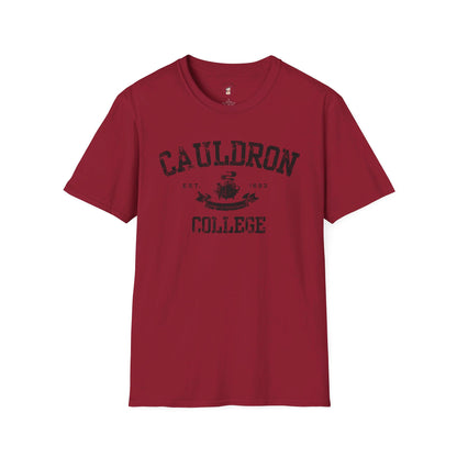 Halloween College T-Shirt - Cauldron College Unisex Softstyle T-Shirt