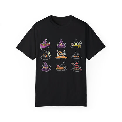 Spooky Cute Halloween Witch Hat T-shirt