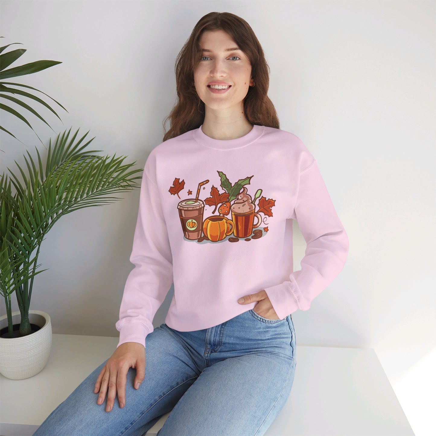 Cute Fall Vibes PSL Coffee Lover Sweatshirt